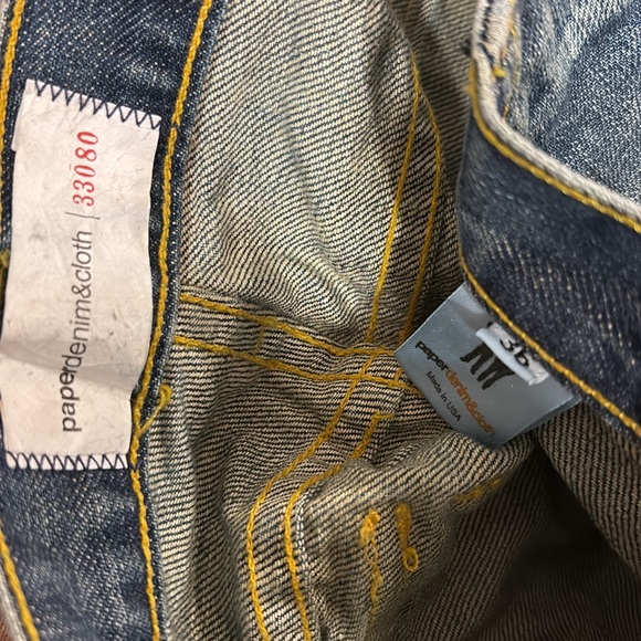 Mens Kitson Y2K vintage Paper Denim & Cloth Utility Pocket Bootcut Jeans - Picture 6 of 8